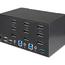New StarTech SV231TDPU34K DisplayPort KVM Desktop Switch