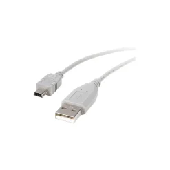 StarTech USB2HABM1 1ft Mini USB 2.0 Cable, A to Mini B, M/M