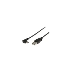 StarTech USB2HABM3RA 3ft Mini USB Cable, A to Right Angle Mini B