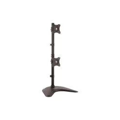 Hot StarTech Vertical Dual Monitor Stand, Steel, Adjustable, Up to 27", Black (ARMBARDUOV)