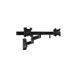Hot StarTech Wall Mount Dual Monitor Arm, Steel Adjustable, Up to 24", Black (ARMDUALWALL)