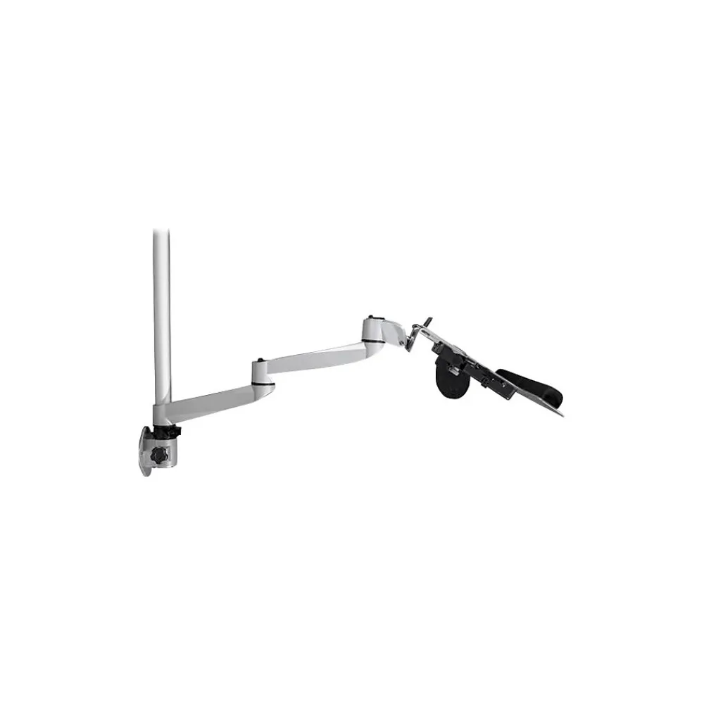 Clearance StarTech Wall Mounted Computer Workstation - Articulating Monitor Arm Adjustable, Up to 30", Silver (WALLSTSI1)