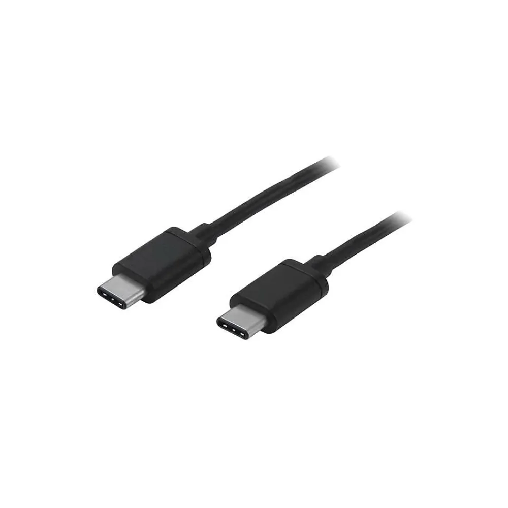 StarTech .com USB 2.0 Type-C Male/Male Data Transfer Cable, 6', Black (USB2CC2M)