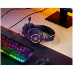 Discount SteelSeries Arctis Nova 3 Stereo Gaming Over-the-Ear Headset, USB-C, Black (61631)