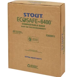 EcoSafe-6400 13 Gallon Industrial Trash Bag, 24