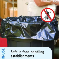 Insect Repellent 45 Gallon Industrial Trash Bag, 45