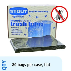 Insect Repellent 35 Gallon Industrial Trash Bag, 33