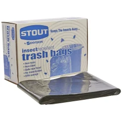 Insect Repellent 35 Gallon Industrial Trash Bag, 33