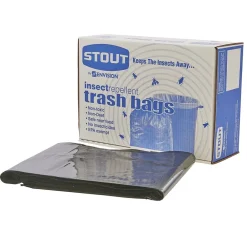 Insect Repellent 35 Gallon Industrial Trash Bag, 33