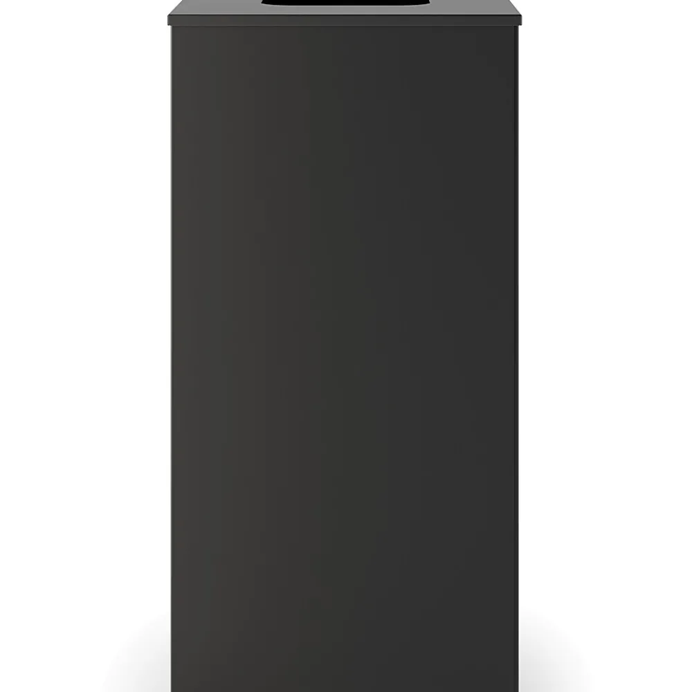 Metal Square Trash Can with Open Lid, 24 Gallon (MTCSQ240)<Suncast Commercial Outlet