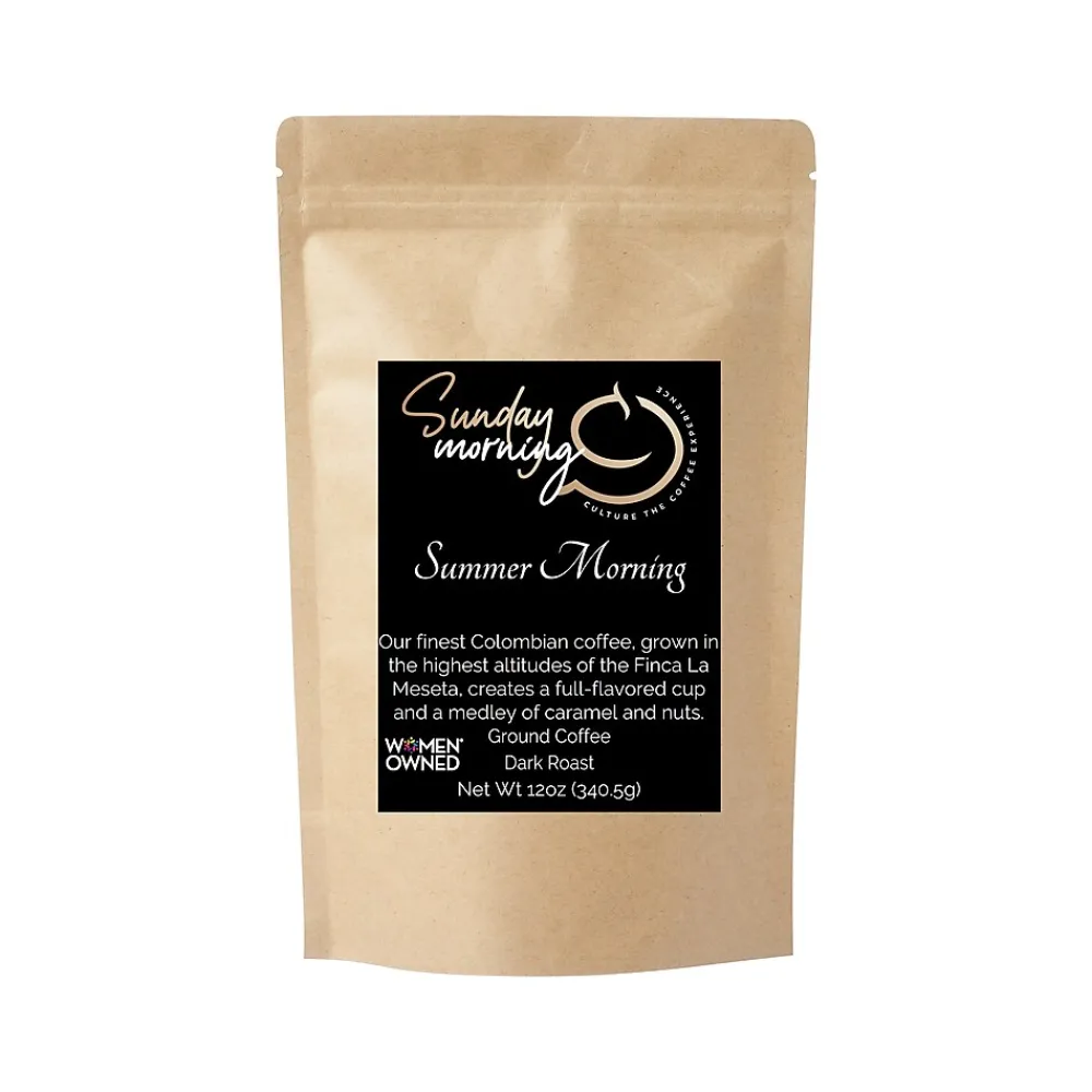 Sunday Morning Coffee Summer Morning, Dark Roast, 12 oz. (LT-W8W3-HRGQ)