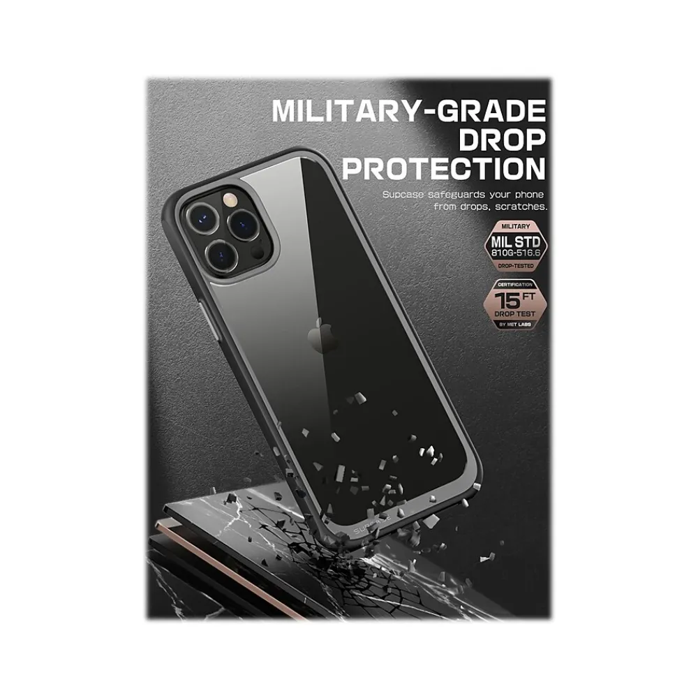 SUPCASE Unicorn Beetle Black Slim Case for iPhone 13 Pro (SUP-iPhone2021Pro-6.1-UBStyle-Black)