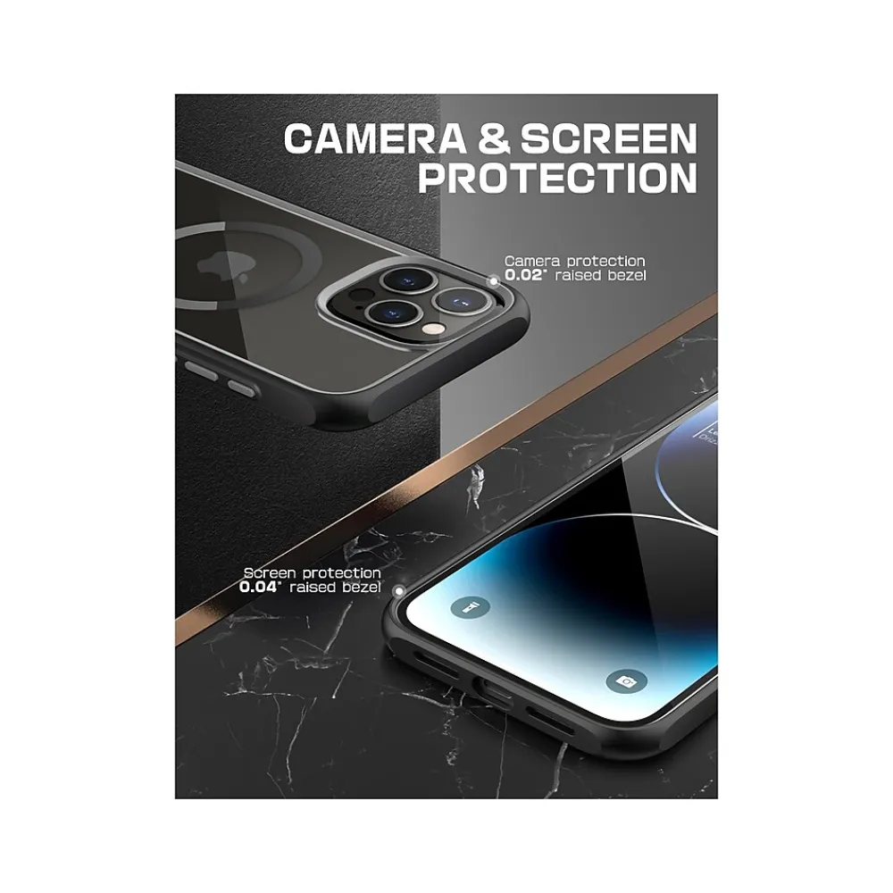 SUPCASE Unicorn Beetle MAG MagSafe Phone Case for iPhone 15 Pro, Black (SUP-iPhone2023Pro-6.1-UBMag-Black)