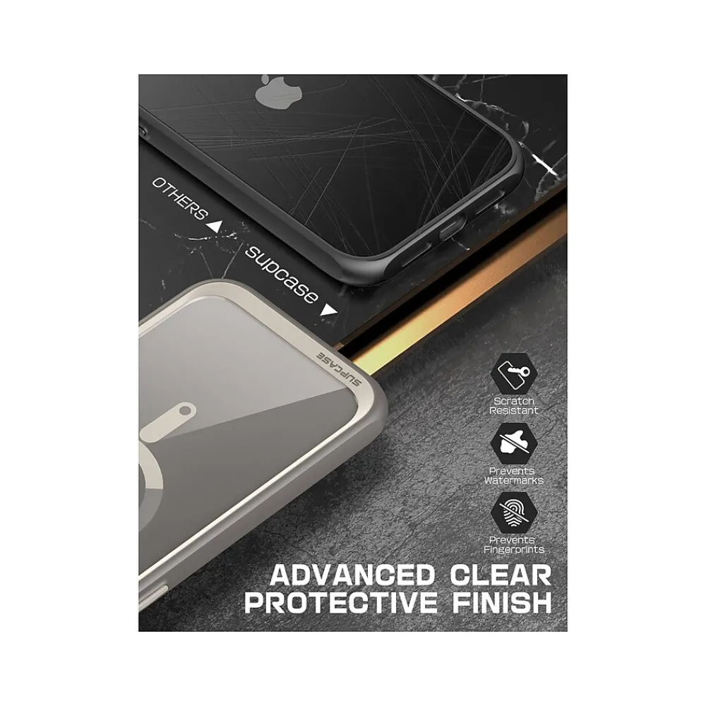 SUPCASE Unicorn Beetle MAG MagSafe Phone Case for iPhone 15 Pro Max, Gray (SUP-iPhone2023Max-6.7-UBMag-Gray)