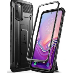 SUPCASE Unicorn Beetle Pro Black Rugged Case for Galaxy S20 (S-S20-UBPR-BK)
