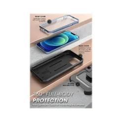 SUPCASE Unicorn Beetle Pro Metallic Blue Rugged Case for iPhone 13 (SUP-iPhone2021-6.1-UBPro-SP-Cerulean)