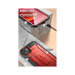 SUPCASE Unicorn Beetle Pro Metallic Red Rugged Case for iPhone 13 (SUP-iPhone2021-6.1-UBPro-SP-Ruddy)