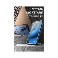 SUPCASE Unicorn Beetle PRO Metallic Blue Rugged Case for iPhone 14 (SUP-iPhone2021/22-6.1-UBPro-SP-Tilt)