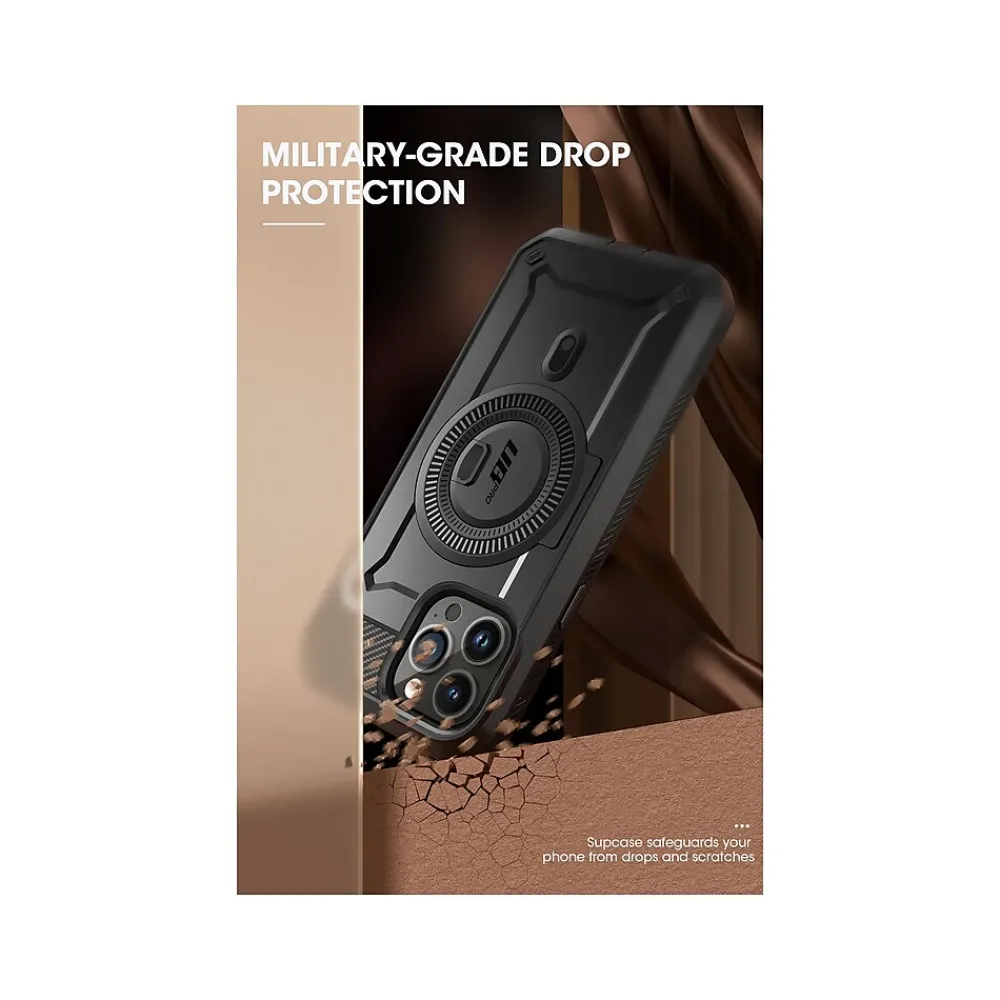 SUPCASE Unicorn Beetle PRO MAG Rugged Case for iPhone 15 Pro, Shock-Absorbing, Gunmetal
