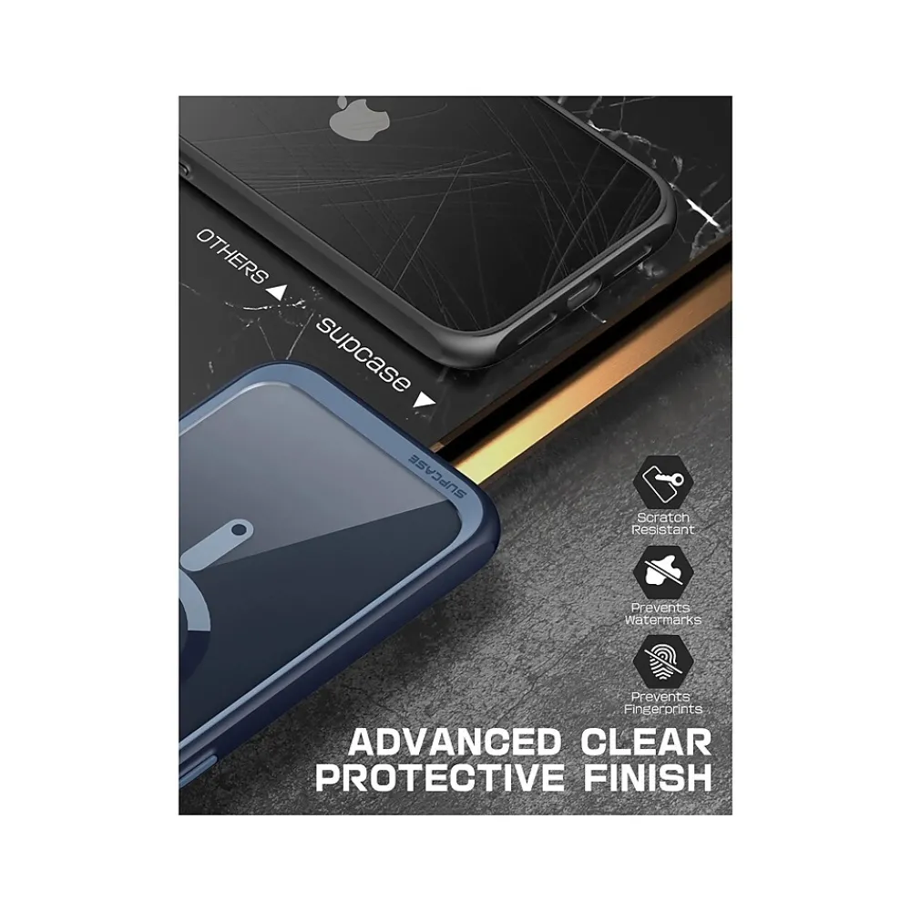 SUPCASE Unicorn Beetle Slim MagSafe Phone Case for iPhone 15 Pro, Blue (SUP-iPhone2023Pro-6.1-UBMag-Navy)