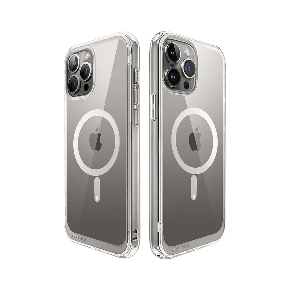 SUPCASE Unicorn Beetle Slim MagSafe Phone Case for iPhone 15 Pro Max, Gray (SUP-iPhone2023Max-6.7-UBMag-Clear)