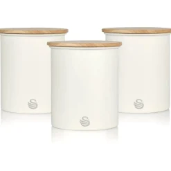 Swan Carbon Steel Container, 1.84L, Cotton White (SWKA17513WHTN)