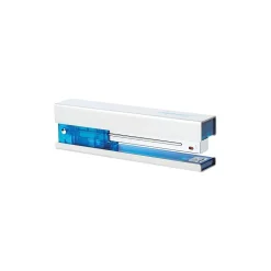 Staplers|Swingline ® Metal Fashion Stapler, 20 Sheet Capacity, Chrome/Blue (87830)