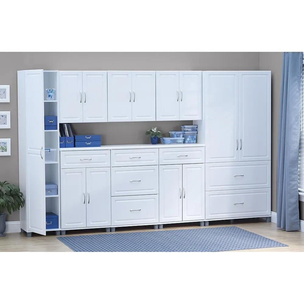 Storage Cabinets*System Build SystemBuild Kendall 36" 2 Door/2 Drawer Storage Cabinet, White (7364401PCOM)