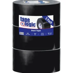 New Tape Logic â„¢ 10 mil Duct Tape, 3" x 60 yds, Black, 3/Pack