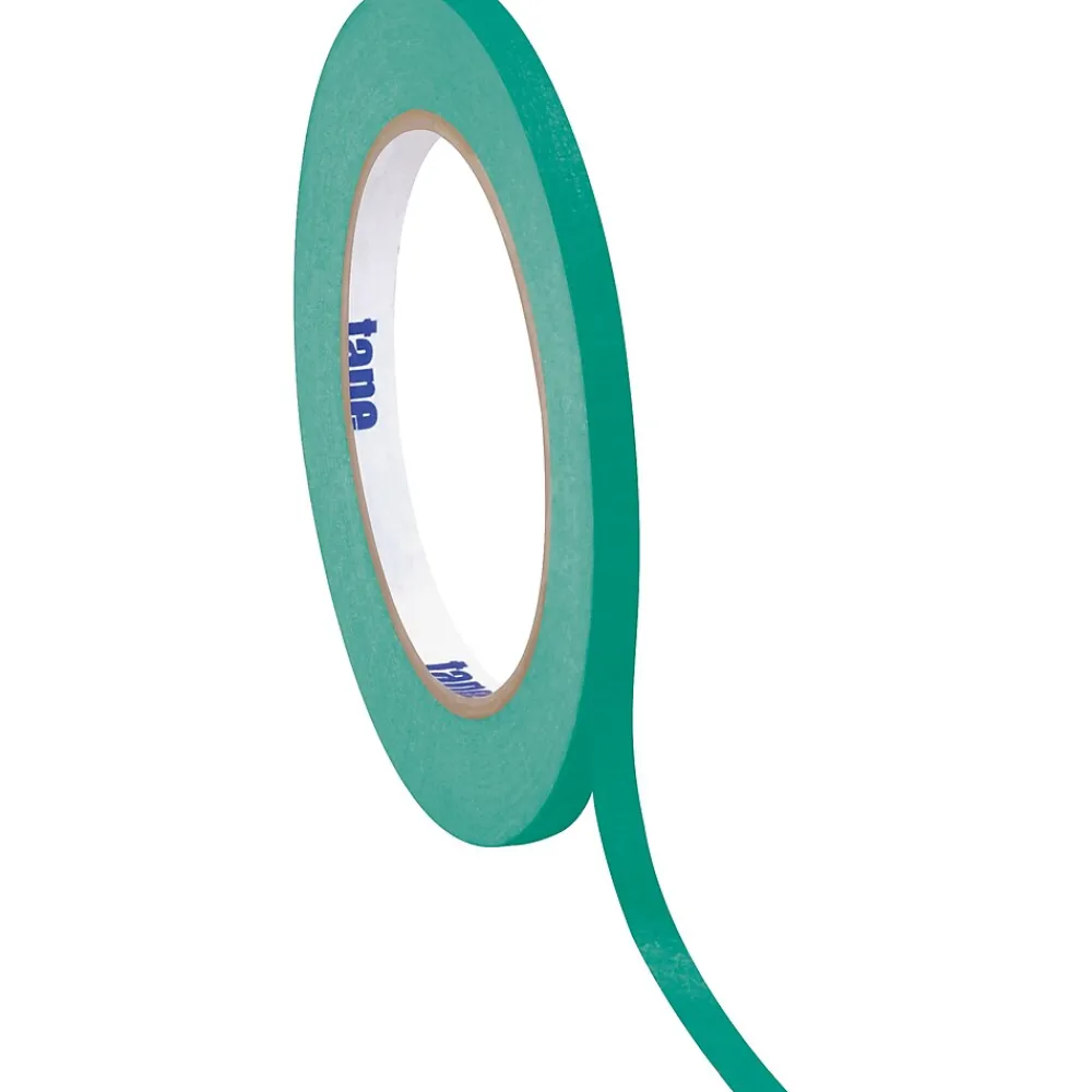 Discount Tape Logic ™ 1/4" x 60 Yards Masking Tape, Dark Green, 12 Rolls (T93100312PKE)