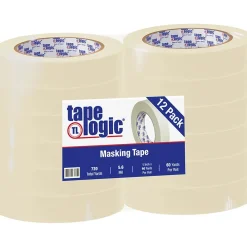 New Tape Logic ™ 1" x 60 yds. Medium Grade Masking Tape, 12 Rolls