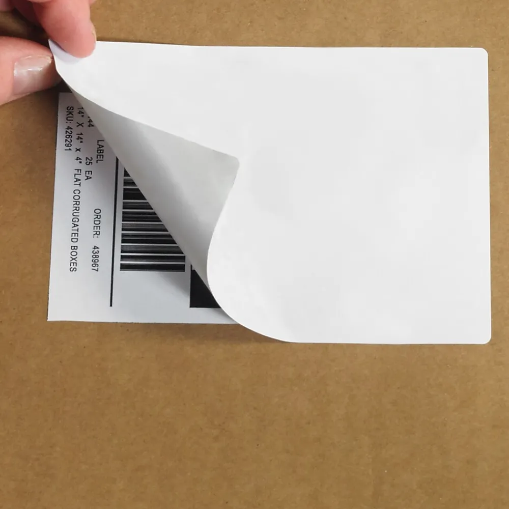 Online Tape Logic Block Out Labels, 2" x 3", White, 500/Roll (DL1382W)