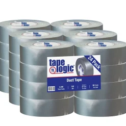 Online SI Products Tape Logic General Purpose Duct Tape 2"W x 60 Yds.L, Silver, 24/Carton (T98785S)