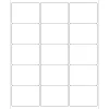 Discount Tape Logic ® Laser Labels, Rectangle, 2.6875" x 2", White, 1500/Case (LL114)