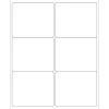 Outlet Partners Brand Tape Logic® Rectangle Laser Labels, 4" x 3 1/3", Glossy White, 600/Case (LL203)