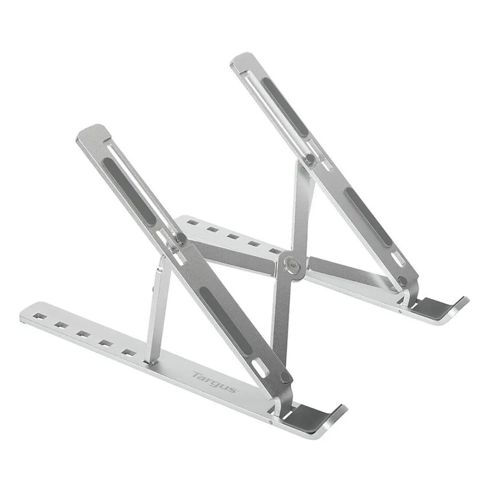 Aluminum Portable Ergonomic Laptop/Tablet Stand, Silver (AWE810GL)<Targus Discount