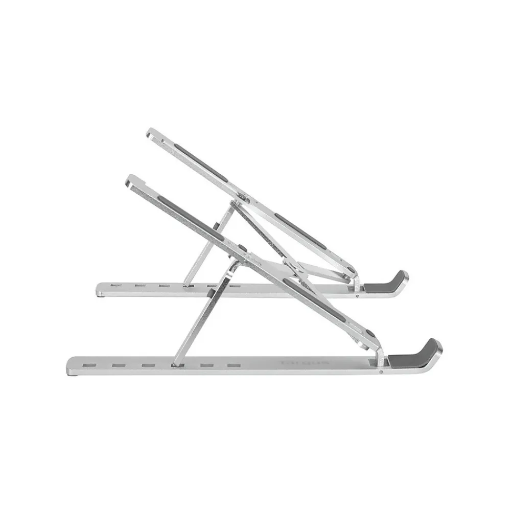 Aluminum Portable Ergonomic Laptop/Tablet Stand, Silver (AWE810GL)<Targus Discount