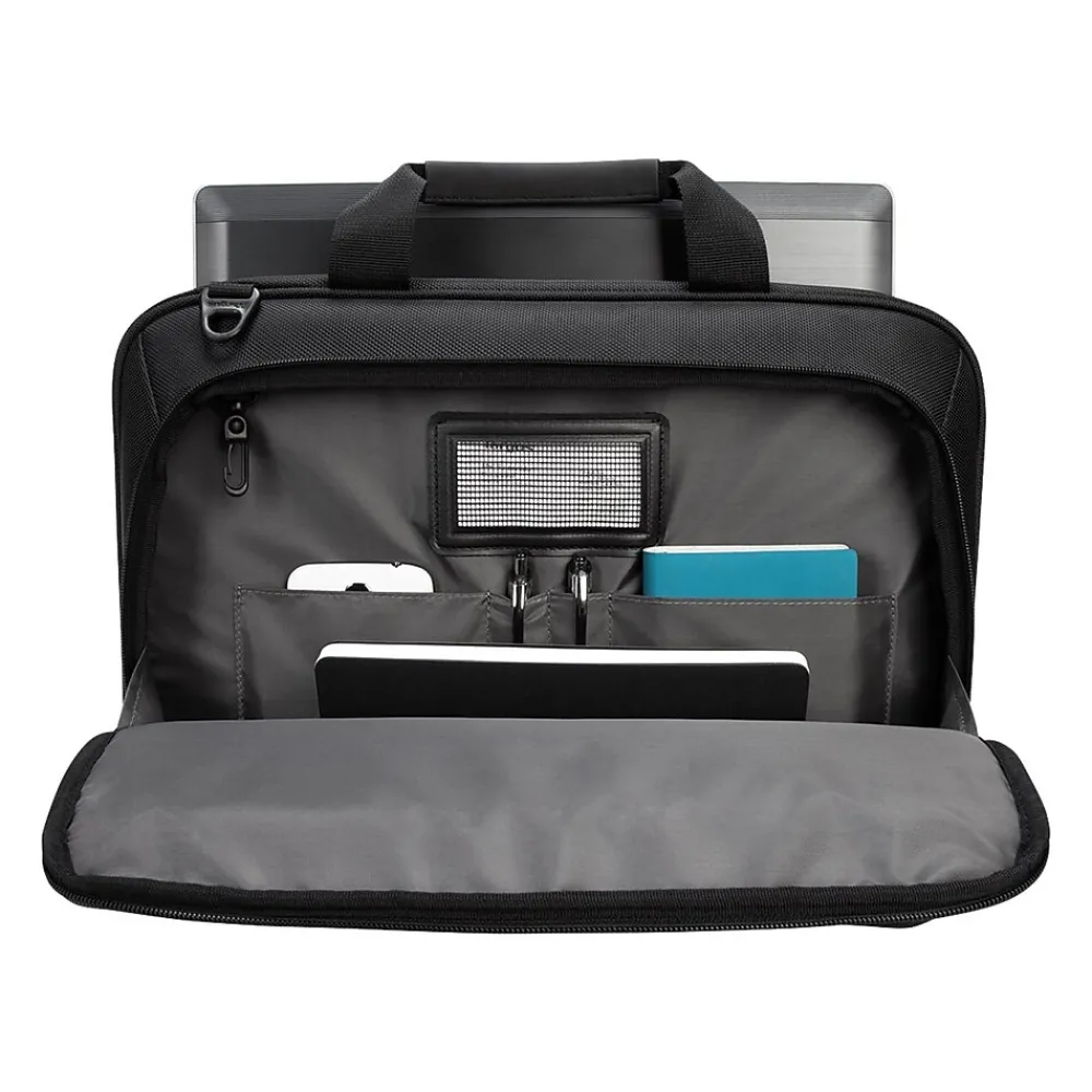 CityLite Laptop Briefcase, Black Polyester (TBT053US)<Targus Clearance