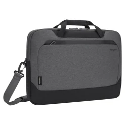 Cypress Laptop Briefcase, Light Gray Fabric (TBT92602GL)<Targus