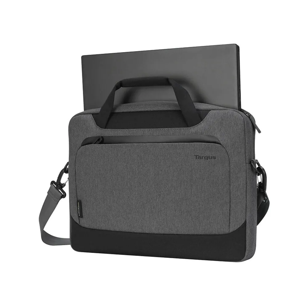 Cypress Laptop Briefcase, Gray Fabric (TBS92602GL)<Targus Clearance