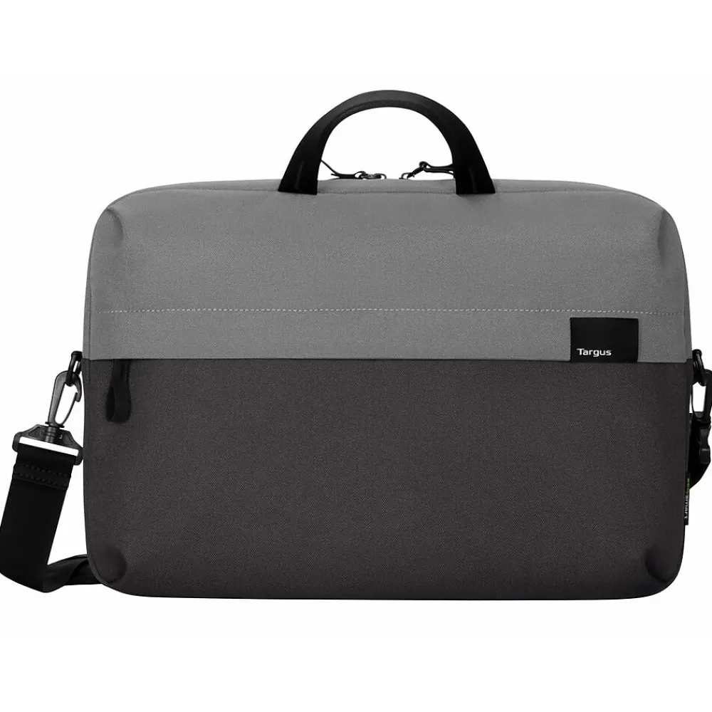 Sagano EcoSmart Laptop Slipcase, Black/Gray Recycled PET (TBS574GL)<Targus Discount