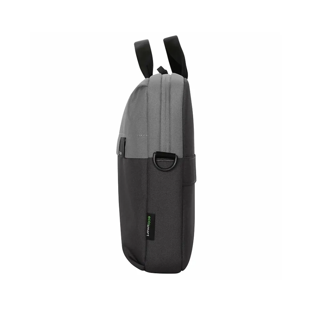 Sagano EcoSmart Laptop Slipcase, Black/Gray Recycled PET (TBS574GL)<Targus Discount
