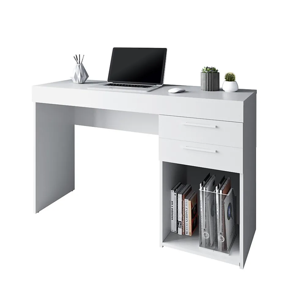 Office Desks*Techni Mobili 48" Writing Desk, White (RTA-913D-WHT)