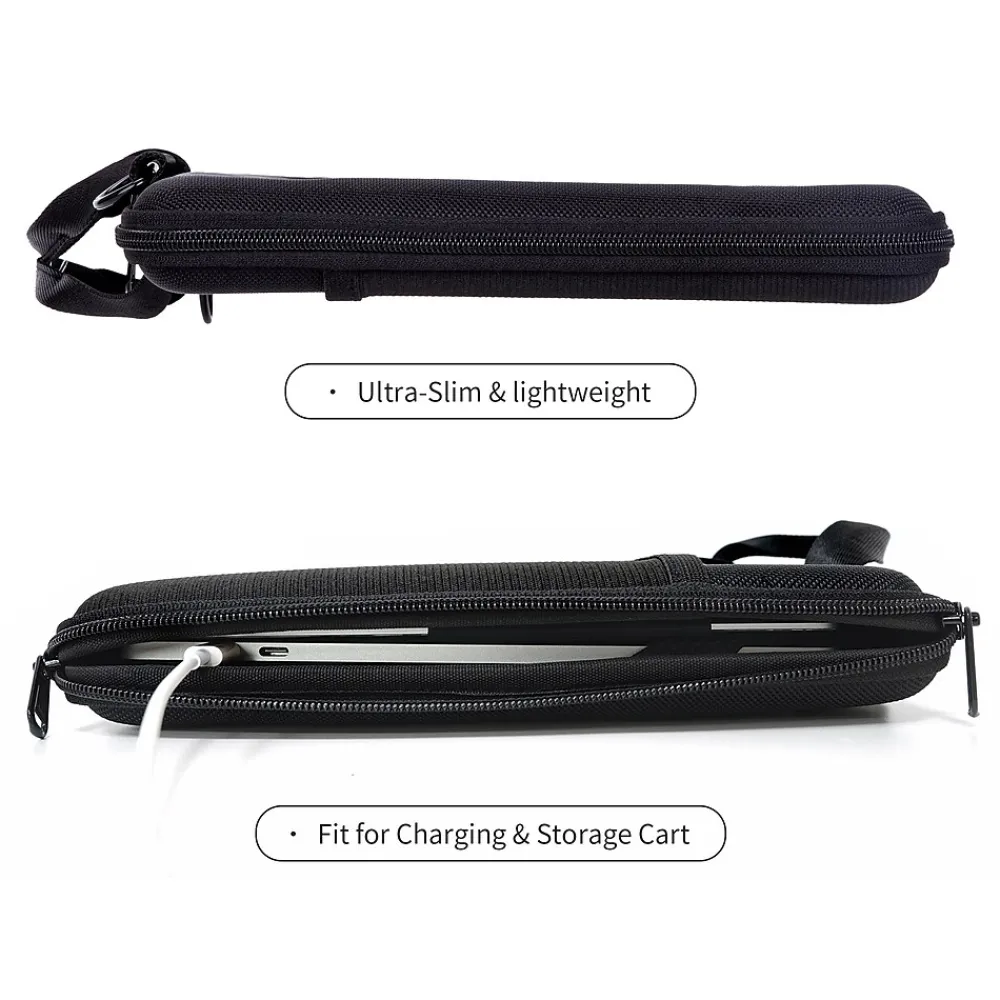 Carrying Laptop Case, Black, Vinyl (TP-BK-CC11)<TechProtectus Outlet