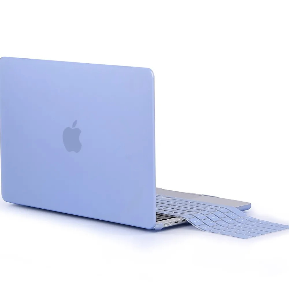 Hard-Shell Laptop Sleeve with Keyboard Cover, Serenity Blue, (TP-SB-K-MA13M2)<TechProtectus New