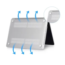 Laptop Case with Keyboard Cover and Screen Protector, Clear, Plastic (TP-CYCL-MP13ST)<TechProtectus Online