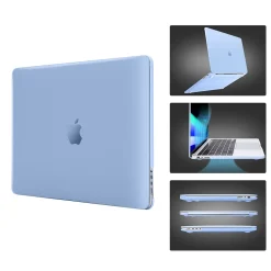 Laptop Case with Keyboard Cover and Screen Protector, Serenity Blue (TP-SB-K-MP16M1X)<TechProtectus Discount