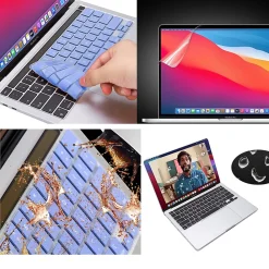 Laptop Case with Keyboard Cover and Screen Protector, Serenity Blue (TP-SB-K-MP14M1)<TechProtectus Hot