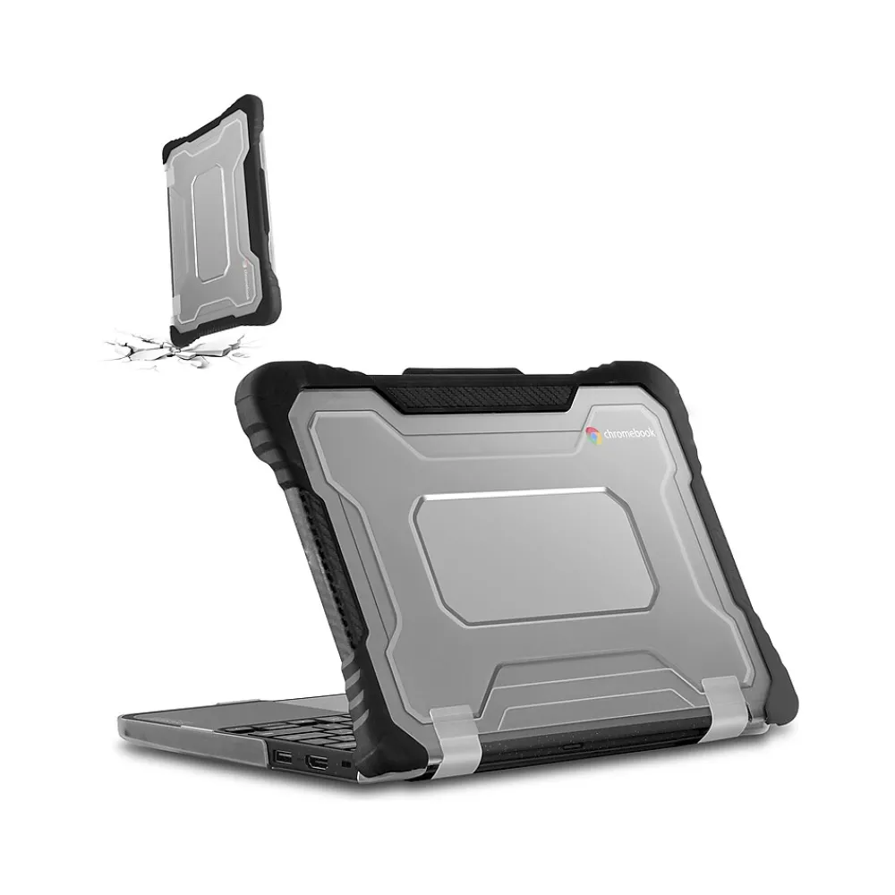 ShockProof 11.6" Laptop Case for Lenovo 300e/300w Gen3 Chromebook, Shock-Absorbing, Black (TP-LN-300E3)<TechProtectus New