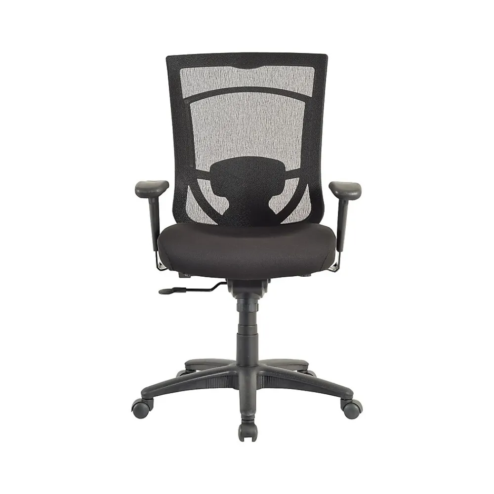 Office Chairs*Tempur-Pedic Mesh Back Fabric Task Chair, Black (TP7000-COAL-DS)